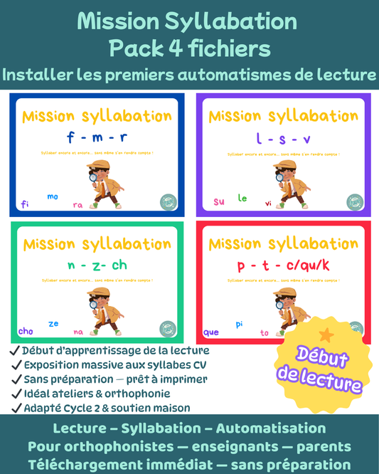 Pack Mission syllabation