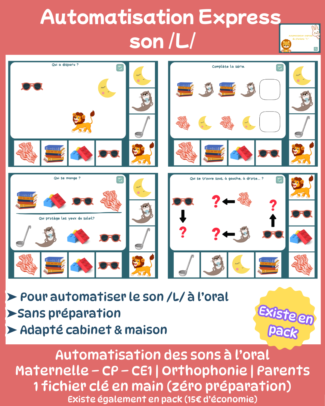 Automatisation express du phonème "L"