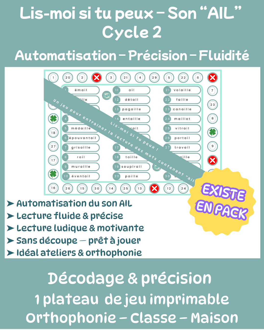 Lis-moi si tu peux - AIL/AILLE