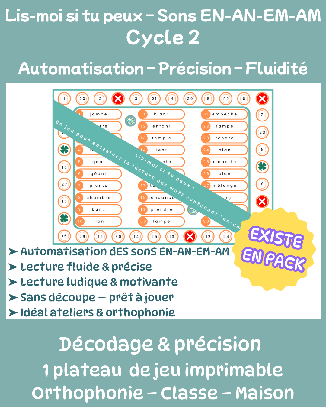 Lis-moi si tu peux - an/en/am/em
