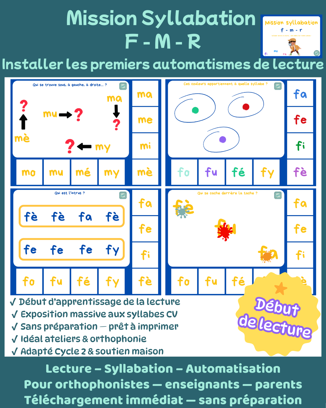 Mission syllabation : f - m - r