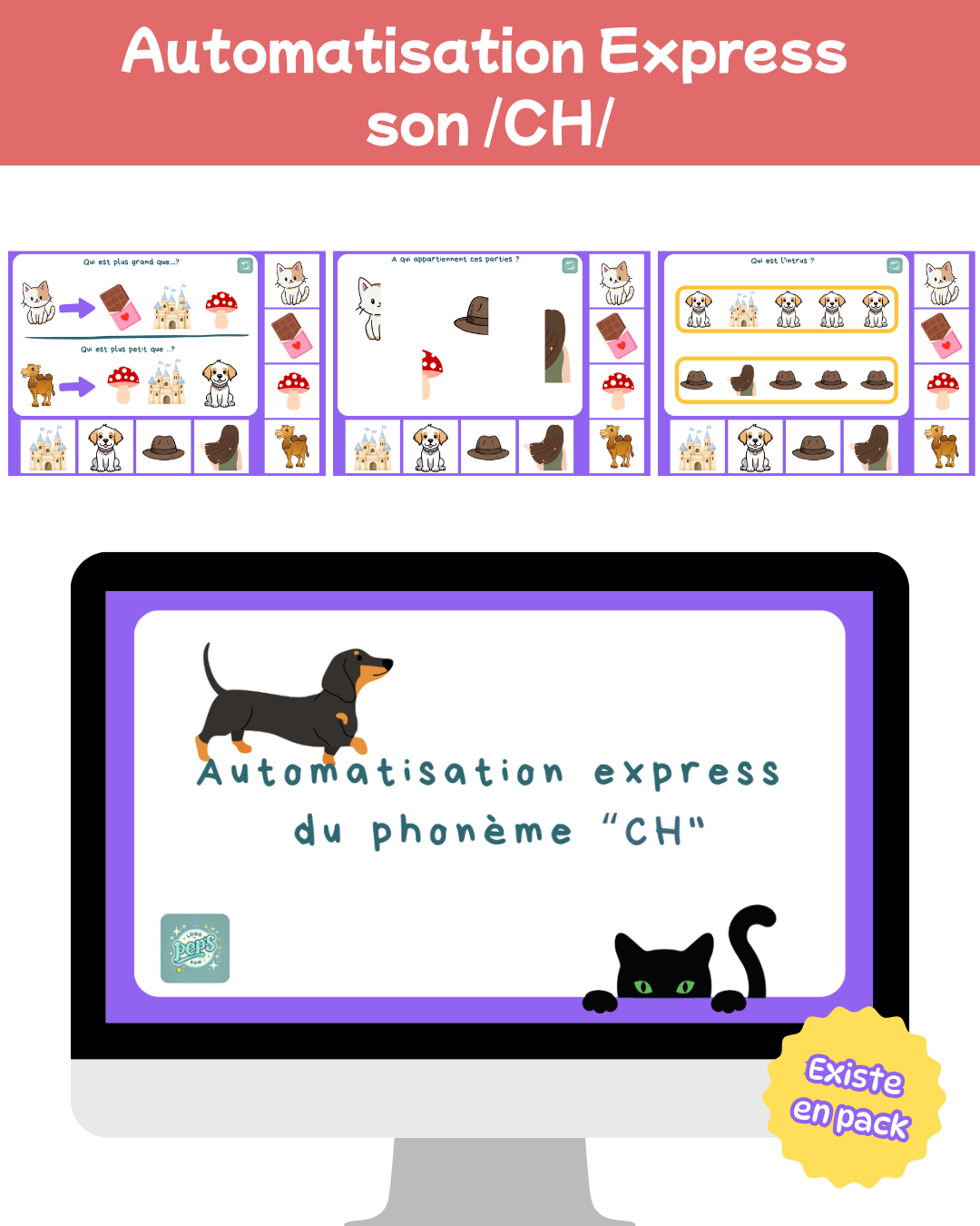 Automatisation express du phonème /CH/
