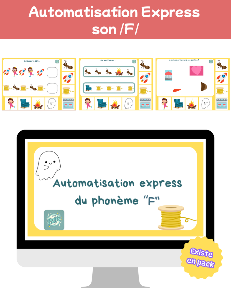Automatisation express du phonème "f"