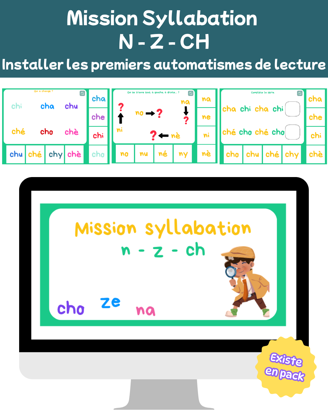 Mission syllabation : n / z / ch