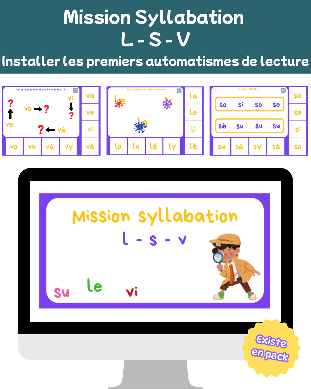 Mission syllabation : s - l - v