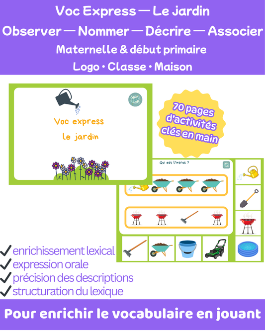 Voc express - le jardin