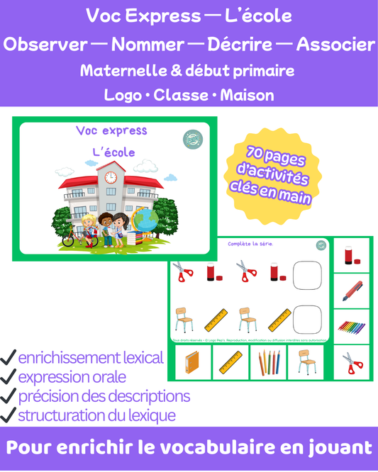 Voc express - L'école