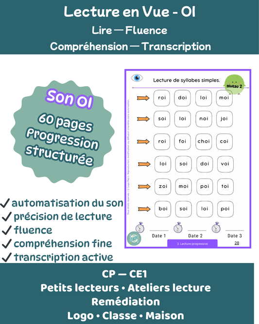 Lecture en vue - son "OI" - fichier lecture