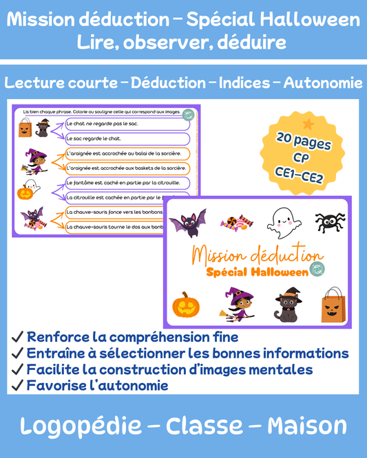 Mission déduction : spécial Halloween !