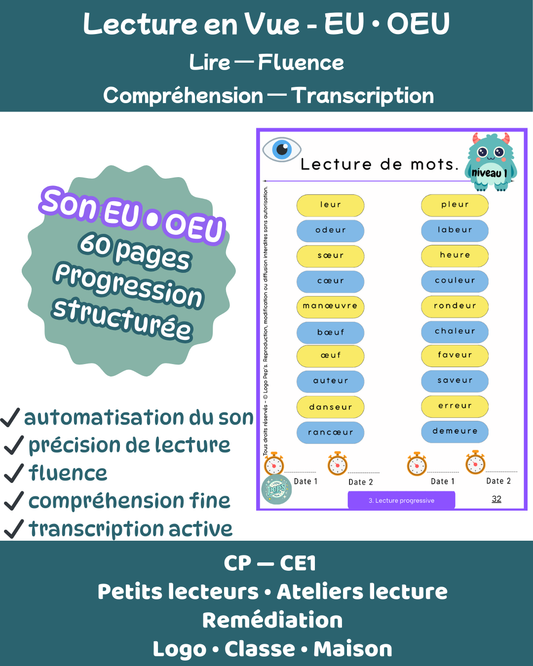 LECTURE EN VUE - Sons EU / OEU
