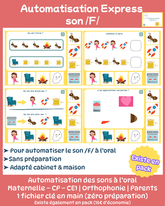 Automatisation express du phonème "f"