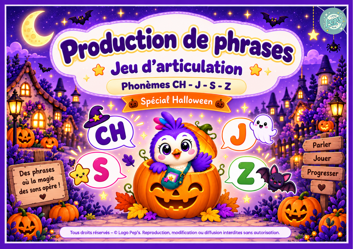 Pack Halloween -  4 jeux pour des séances monstrueusement motivantes !