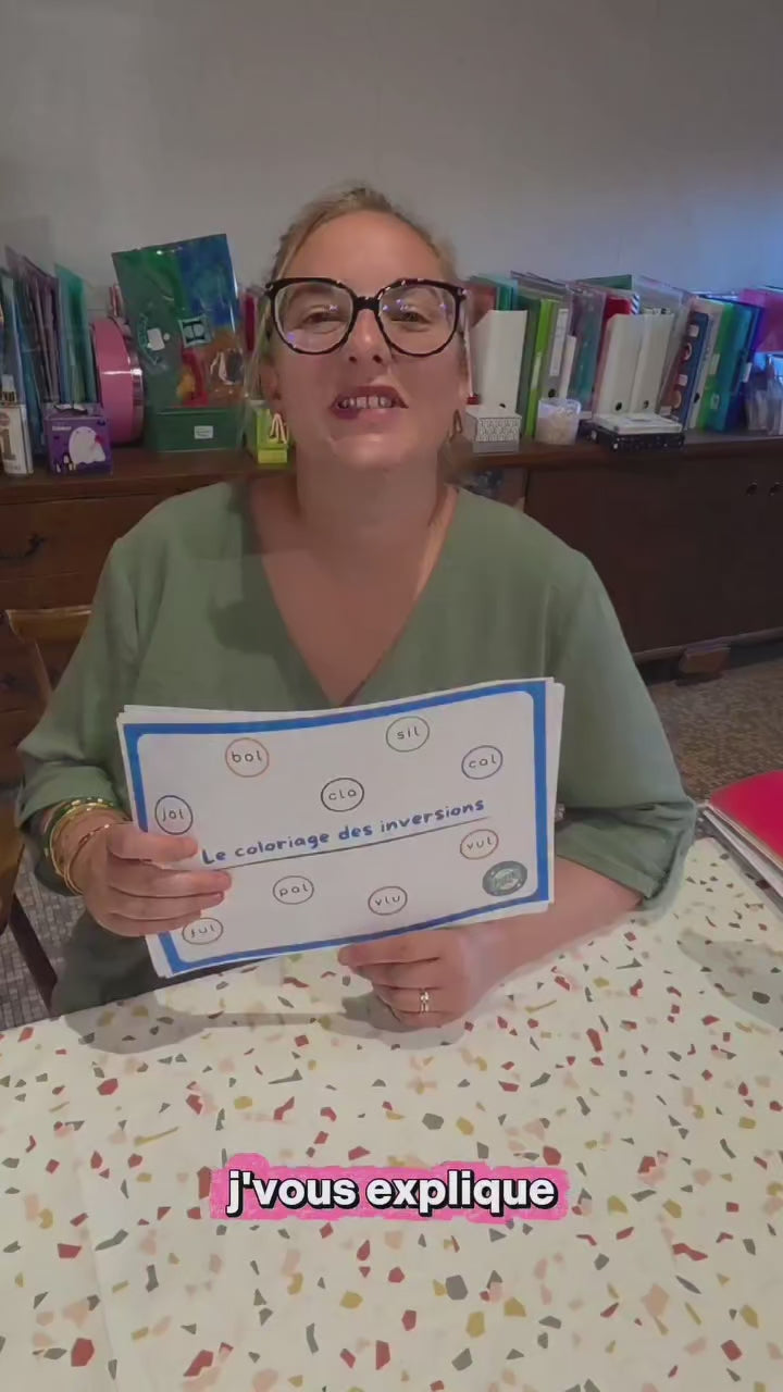 Le jeu du coloriage des inversions