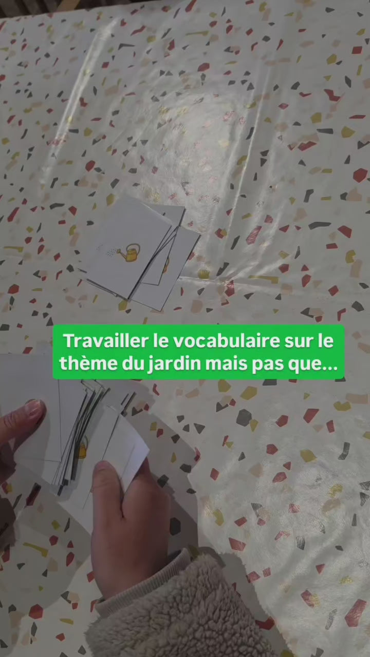 Bataille d’étoiles – Vocabulaire : Le jardin (48 cartes + cartes Chance)