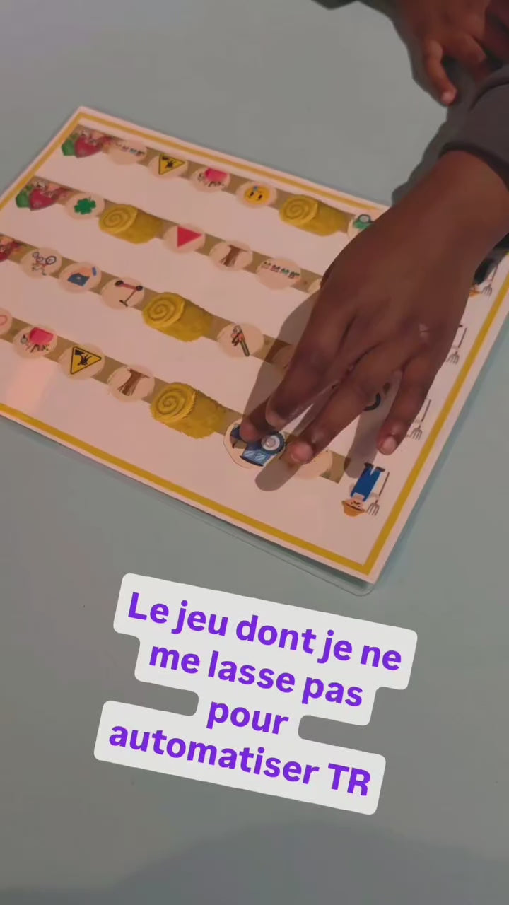 Jeu des tracteurs pour prononcer "TR" en s'amusant !