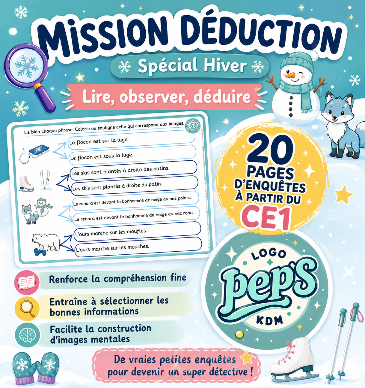 Mission déduction - Spécial hiver
