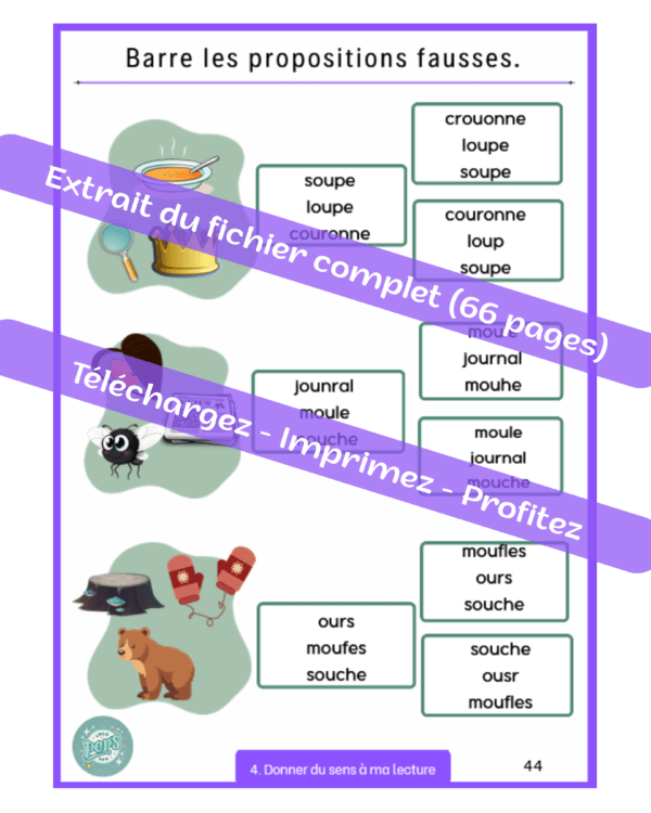 Lecture en vue - son "ou" - fichier lecture – Image 3