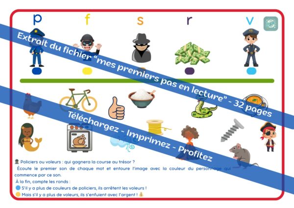 Mes premiers pas en lecture - thème pompier / policier – Image 5