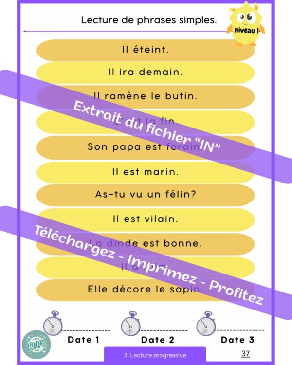 Lecture en vue - son "IN" - fichier lecture – Image 6