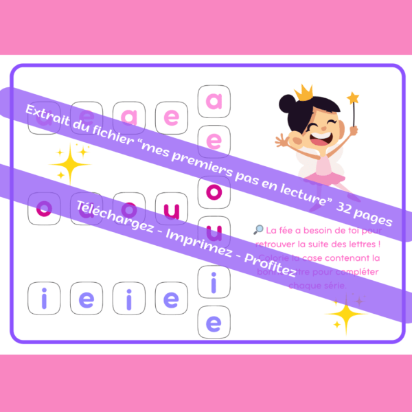 Mes premiers pas en lecture - thème licorne – Image 3