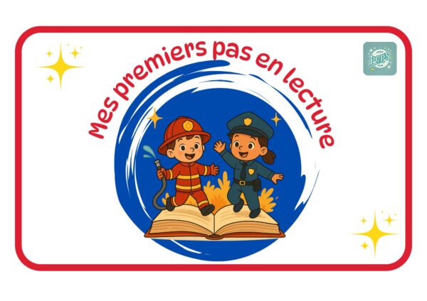 Mes premiers pas en lecture - thème pompier / policier