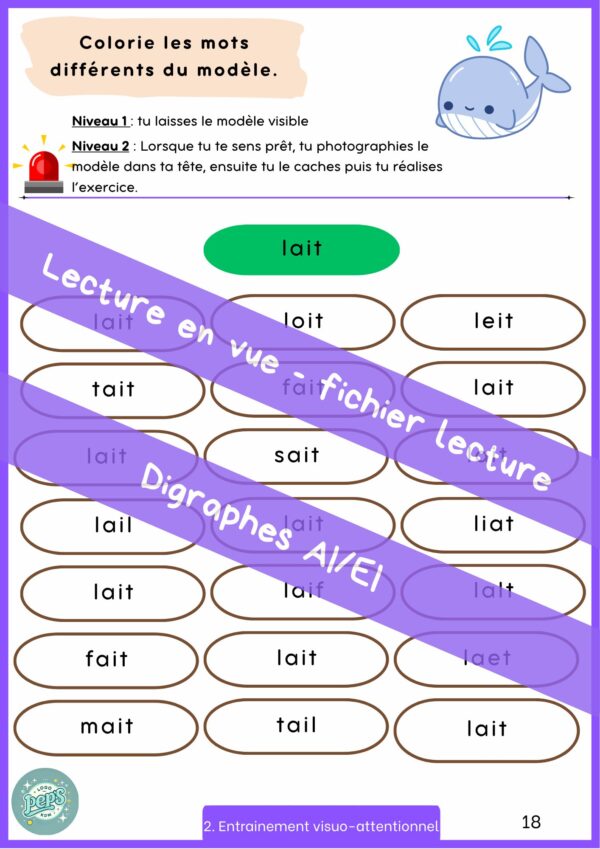 Lecture en vue - fichier lecture - sons "ei/ai" – Image 8